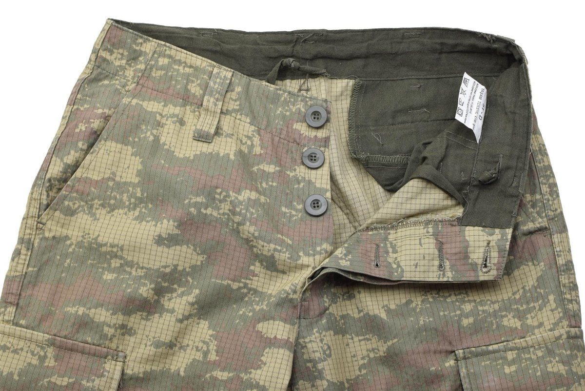 Original Turkish Military Field Pants Durable Ripstop Army Issue M2008 Camo
