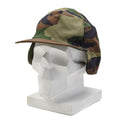 Original Turkish Military Winter Field Cap RipStop Outdoor Hat Woodland Camo