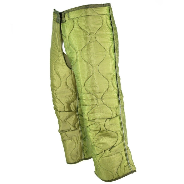 Original U.S army quilted pants liner M65 warmer thermal lining 3/4 quilt NEW - GoMilitar