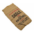 Original US Army WWII Potato Sack Vintage Military Surplus Storage Bag Brown