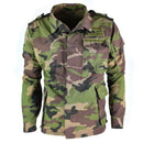Original vintage Slovakian army field jacket M97 camouflage with multiple pockets and military design details