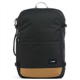 Pacsafe Go 34L Travel Backpack Carry On Anti Theft rPET Lockable Zippers Black