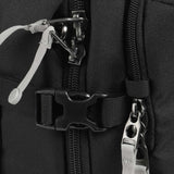 Pacsafe Go 34L Travel Backpack Carry On Anti Theft rPET Lockable Zippers Black
