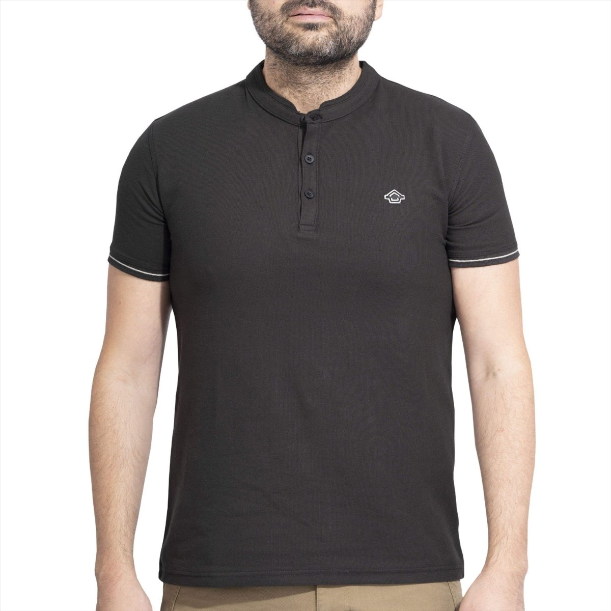 PENTAGON Levantes Henley Stripes Classic T-Shirt Short Sleeves Quick Dry