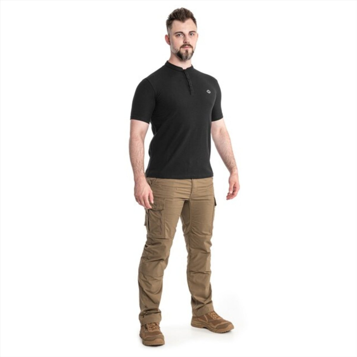 PENTAGON Levantes Henley T-Shirt Honeycomb Piqueut Quick Dry Odor Resistant