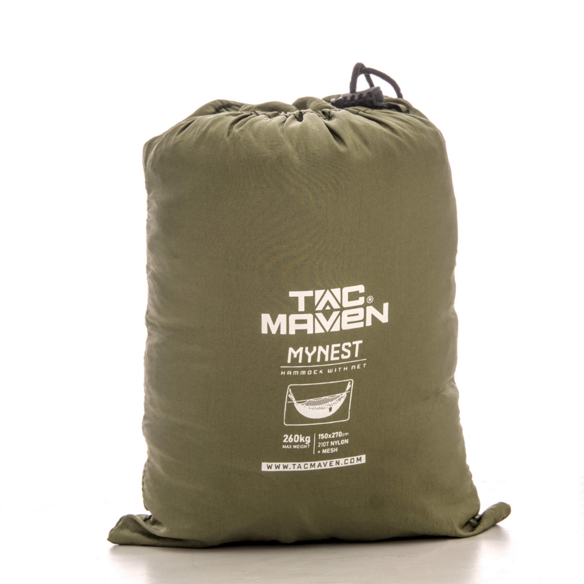 PENTAGON Mynest Hammock Lightweight Built In Mosquito Net Camping Equipment