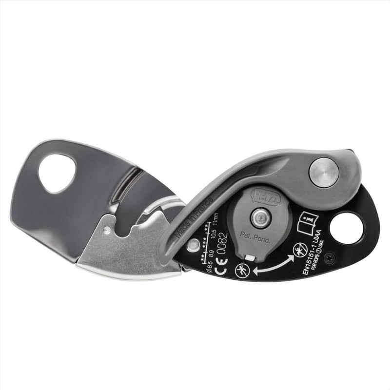 Petzl GRIGRI+ Belay Device Assisted Braking Anti-Panic  8.5–11 mm Gray