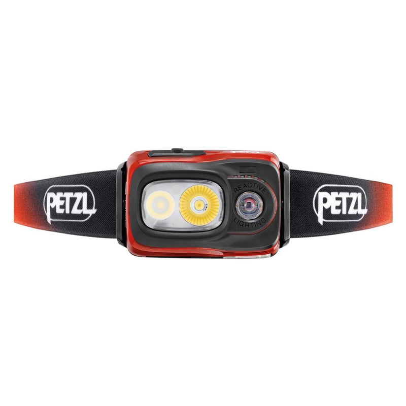 PETZL Swift RL Head Flashlight 1100 Lumen Rechargeable Water Resistant Orange