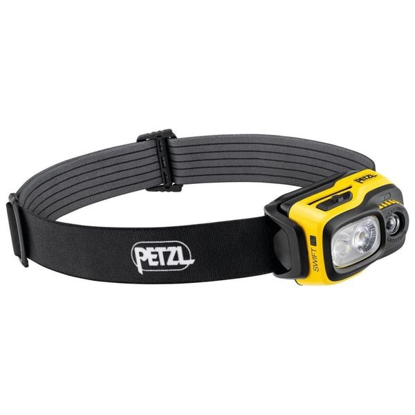 PETZL Swift RL Head Flashlight 1100 Lumen Rechargeable Water Resistant Yellow