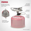 Primus Essential Trail Stove compact camping cooking butane liquid gas burner