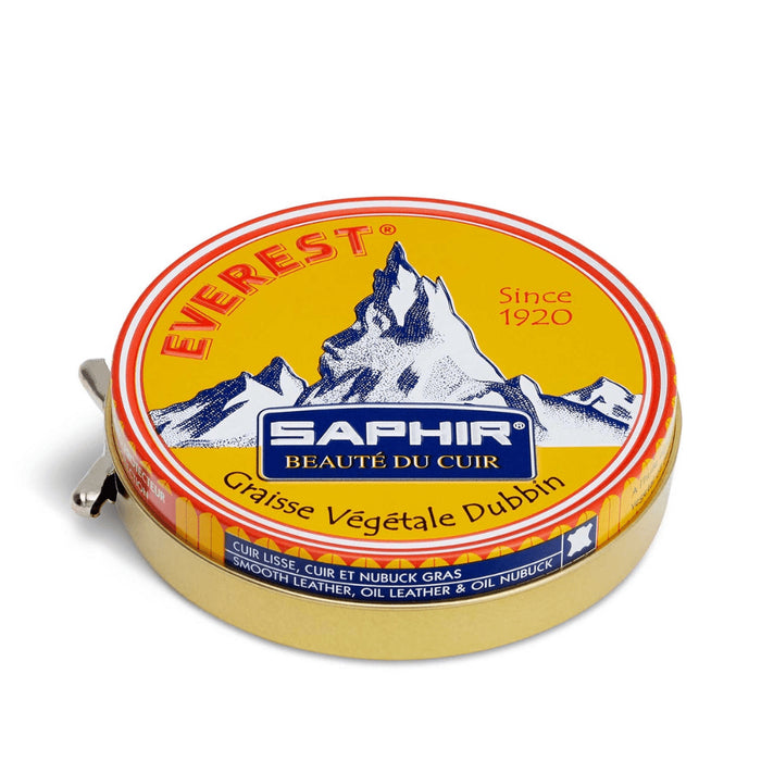 Saphir Everest Leather Grease Waterproofing Conditioner 100ml Neutral - GoMilitar