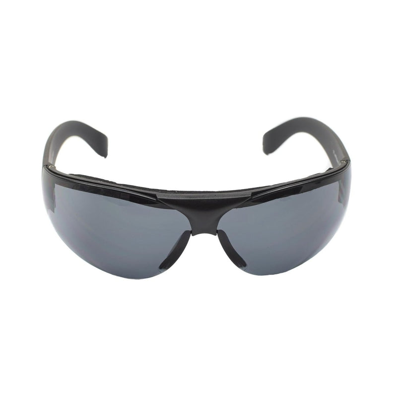 SWISS EYE wide safety glasses with smoke color lenses, anti-fog and anti-scratch protective goggles