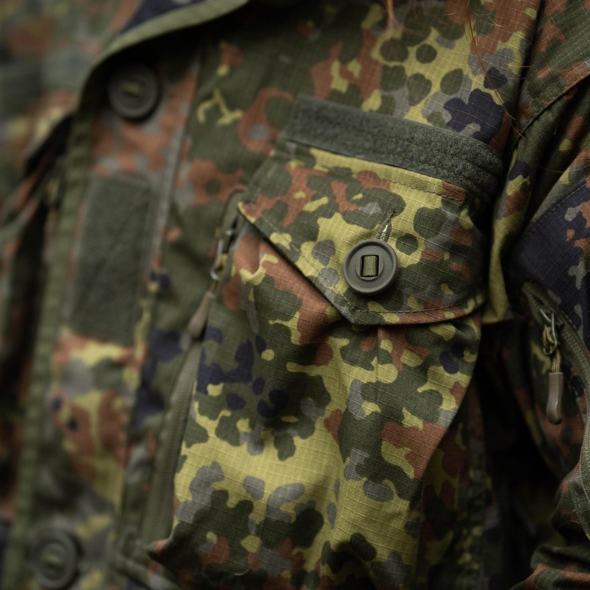 TACGEAR Brand German Military style smock jacket commando flecktran YKK zipper
