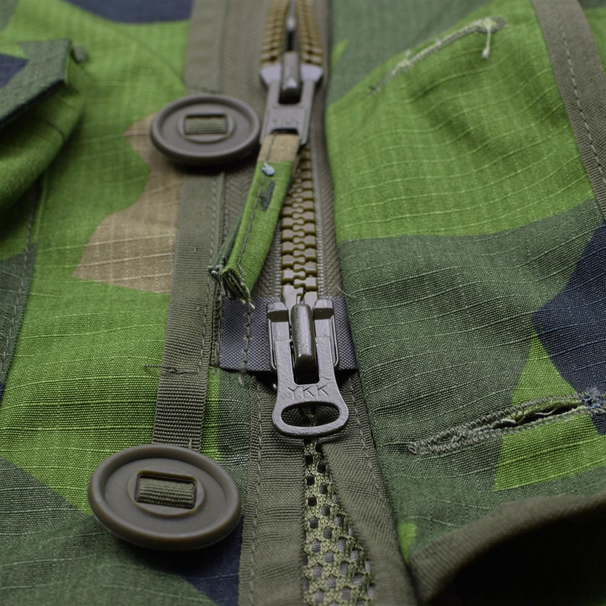TACGEAR Brand Military style ripstop commando smock jacket splinter camo fullzip