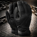 TAMREX PRO-6000 Tactical Gloves Durable Diamond Grip Velcro Closure Black