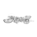 Tatonka Picnic Set II 8pcs compact camping cookware hiking cooking kit pan bowl - GoMilitar