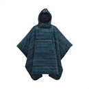 Therm-a-Rest Honcho Outdoor Poncho Ripstop Water Resistant Blanket Blue