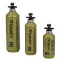 Trangia liquid fuel bottle petrol burner polyethylene flask outdoor hiking Olive