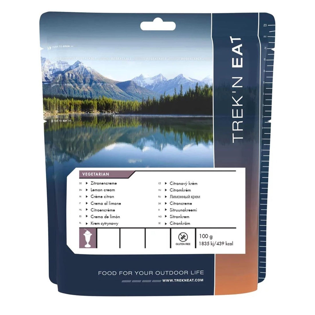 Trek'N Eat Dessert meal Lemon Cream Dehydrated survival MRE outdoor food