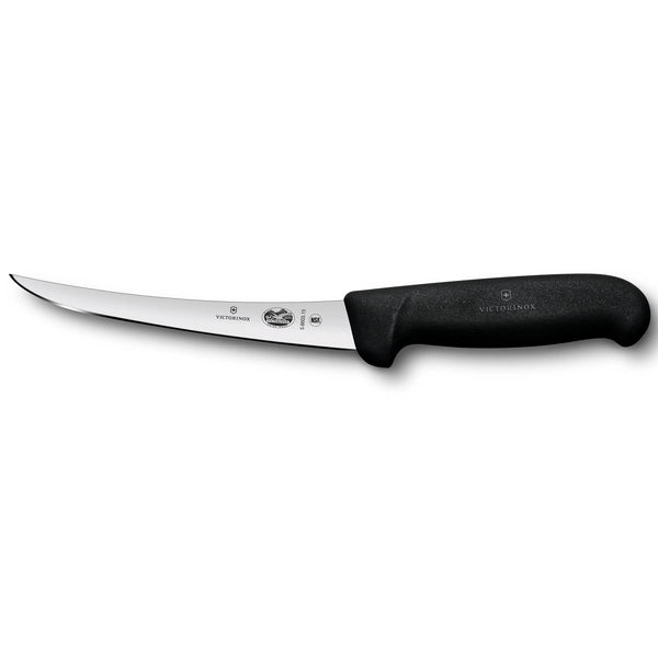 Victorinox Flexible Boning Knife Stainless Steel Blade Black TPE Handle