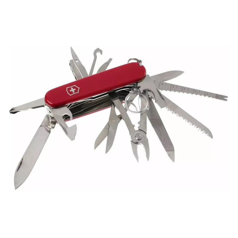 Victorinox Swiss Champ Multi Tool Knife 33 Functions Stainless Steel Red Handle