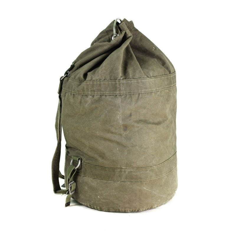 German army sea sack duffel bag w shoulder straps large w lock backpack