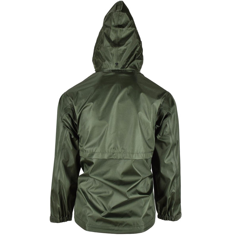 Mil-Tec Brand Jacket Olive Green waterproof Men Rainwear water-resistant men's hooded