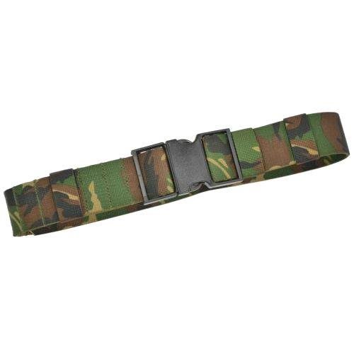 Original Dutch army field troops tactical belt military webbing woodland