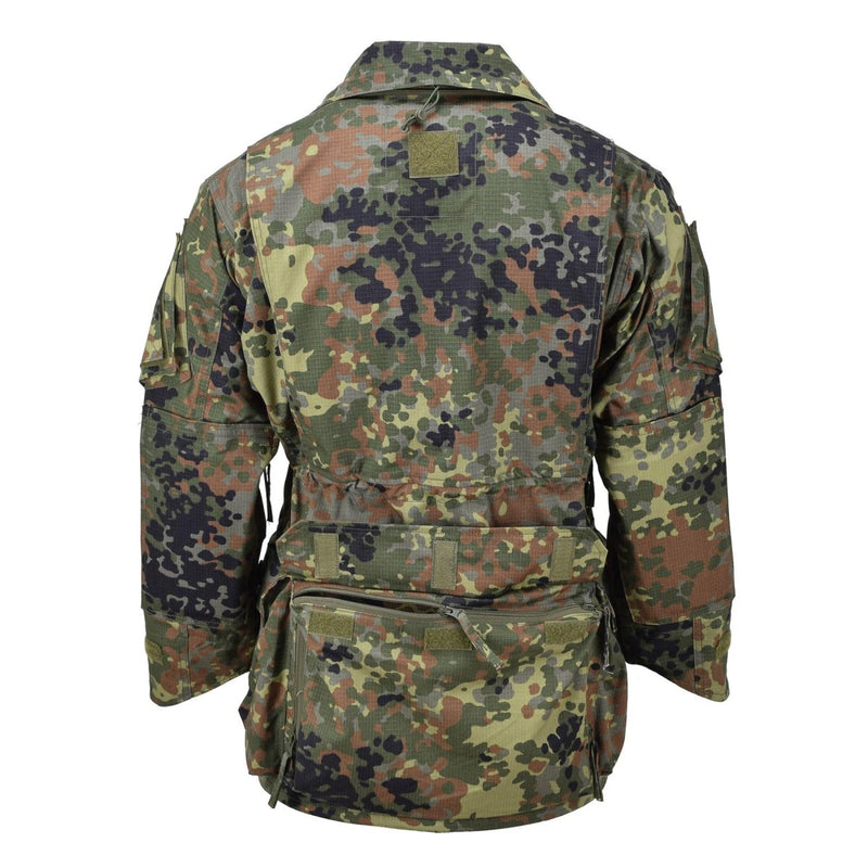 TACGEAR Brand Military style jacket full-zip ripstop flecktran adjustable waist with drawstring inner zipped pocket